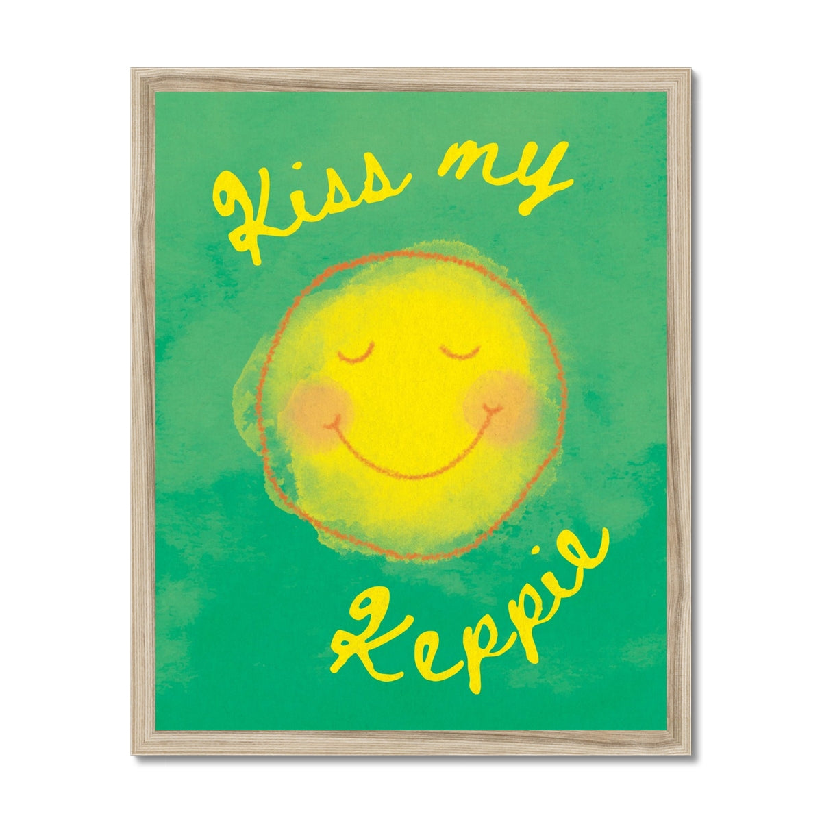 "Kiss My Keppie" Framed Print