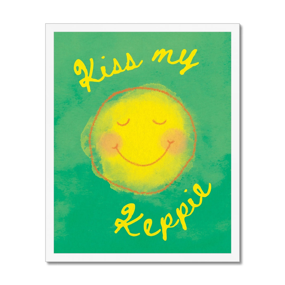 "Kiss My Keppie" Framed Print