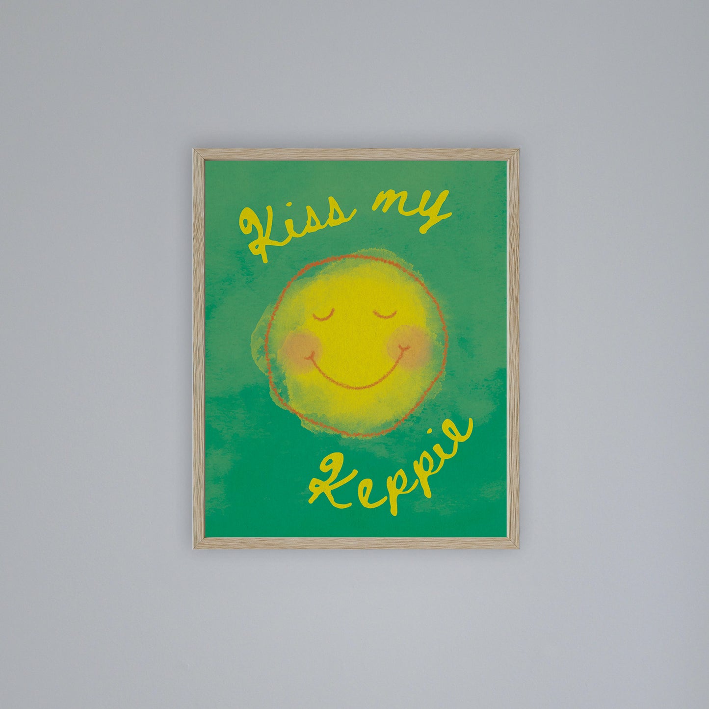 "Kiss My Keppie" Framed Print