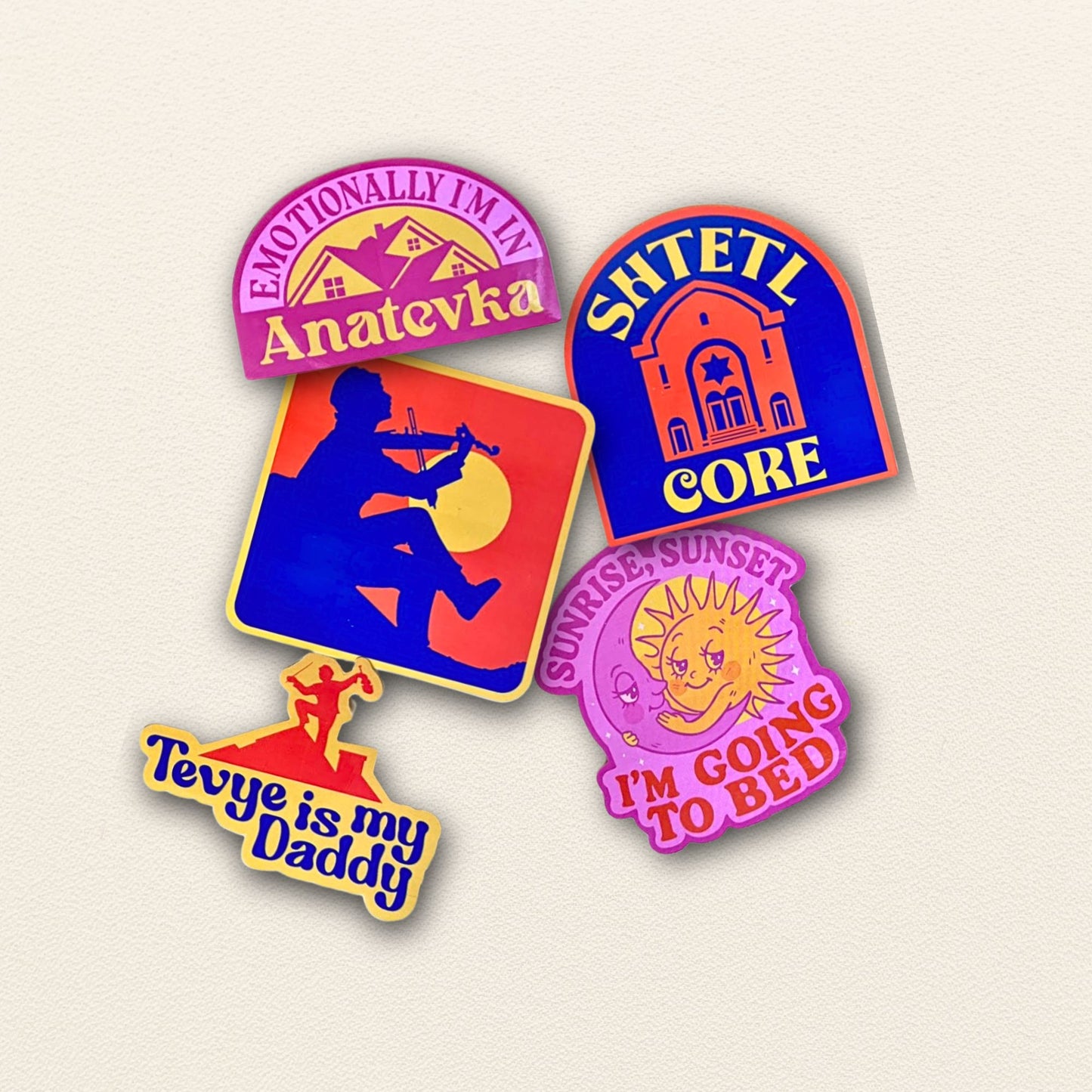 "Fiddler Sticker Pack" (5 Stickers)