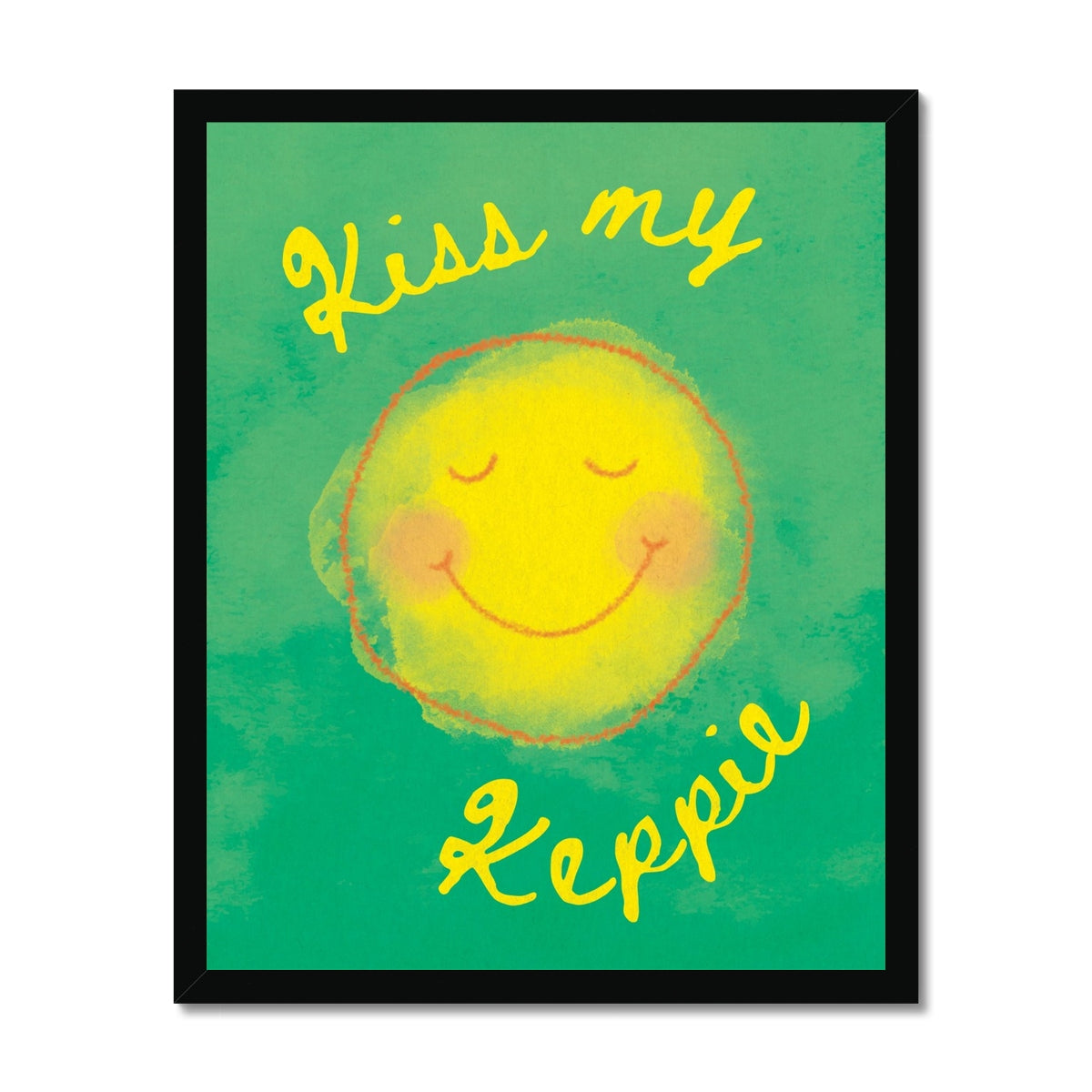 "Kiss My Keppie" Framed Print