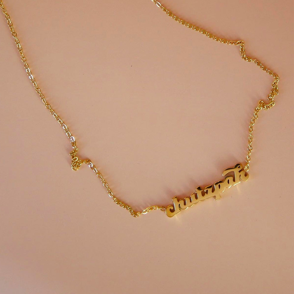 Chutzpah Yiddish Necklace
