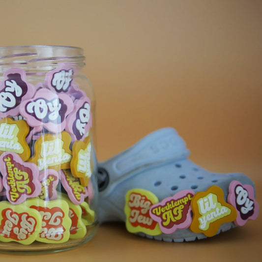 Yiddish Shoe Charms