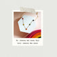 Give Pride: Gift a Jewish Star Rainbow Necklace