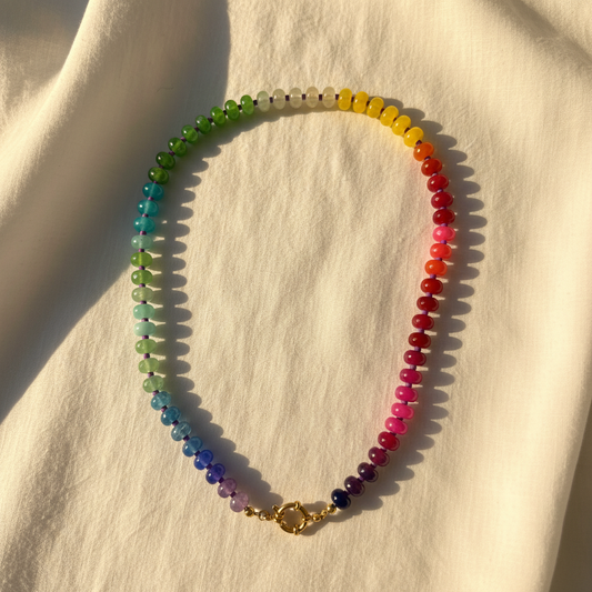 Rainbow Bead Necklace