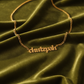 Chutzpah Blackletter Necklace