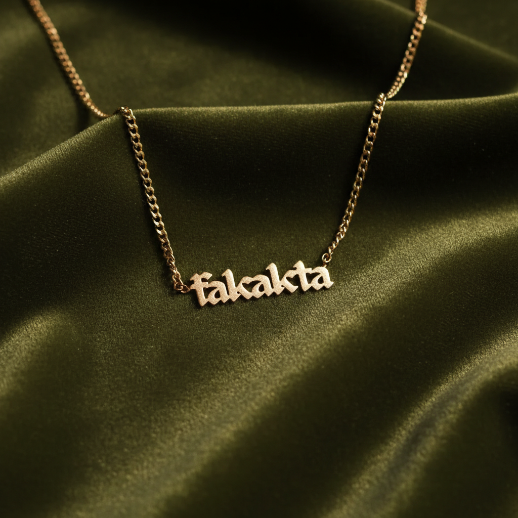 Fakakta Blackletter Necklace