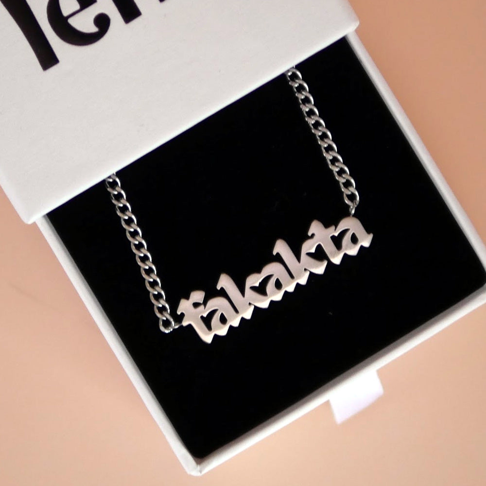 Fakakta Blackletter Necklace