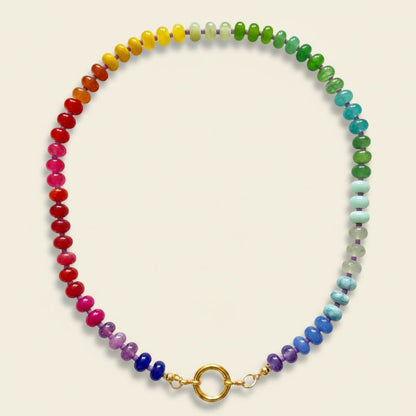 Rainbow Bead Necklace