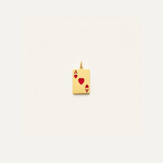 Ace of Hearts Charm