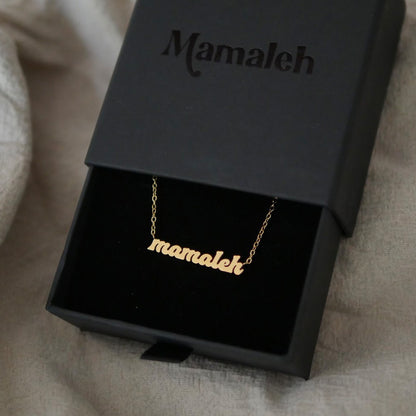 Mamaleh Yiddish Necklace