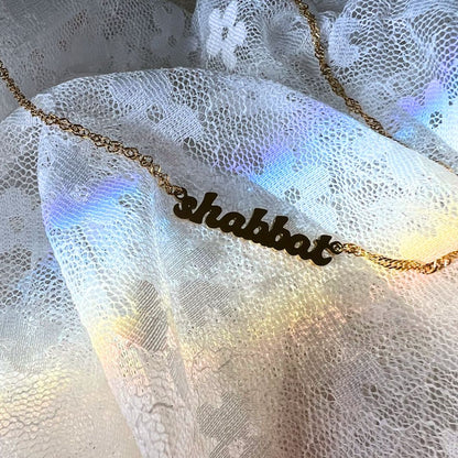 Shabbat Necklace