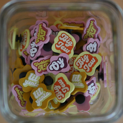 Yiddish Shoe Charms