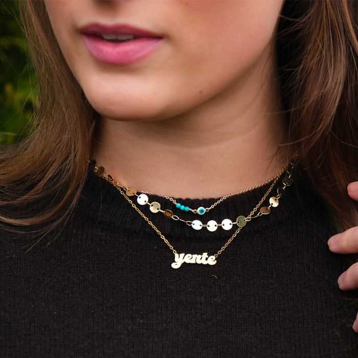 Mamaleh Jewelry Yente Yidderish Necklace